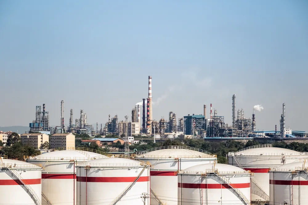 Industrial chemical storage and processing facility